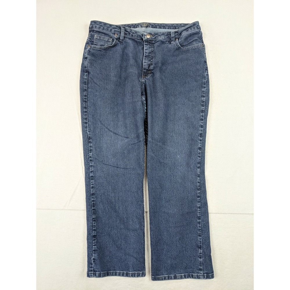 Lee Riders Womens Jeans Sz 18P Cotton Blend Blue